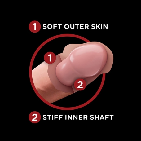 Фаллос King Cock Plus 6" Triple Density
