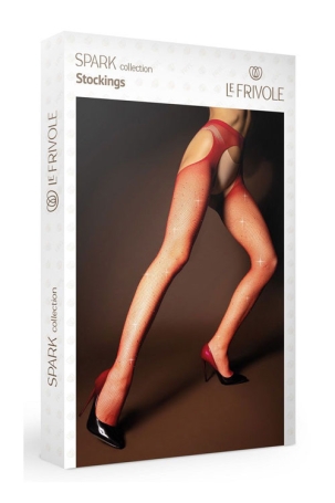 Красные колготки Le Frivole 06725