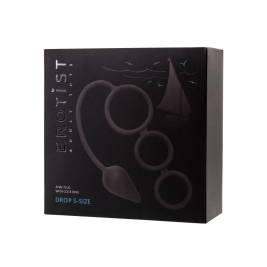 Эрекционные кольца с анальной пробкой Erotist Drop